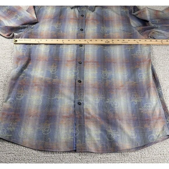 Johnston & Murphy Tailored Fit Button Up Shirt Multicolor Men’s Size XL - Picture 4 of 7